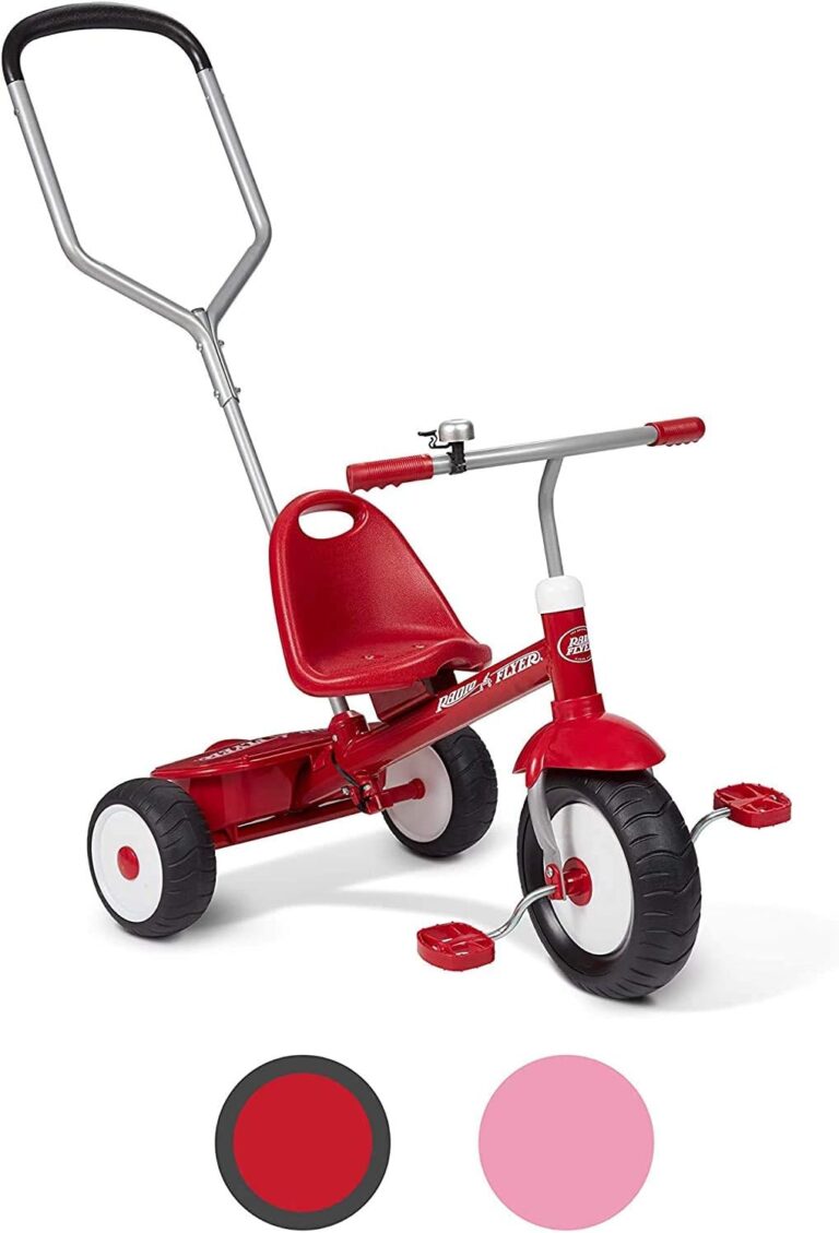 radio-flyer-deluxe-steer-stroll-ride-on-trike-tricycle-for-toddlers-age-2-5-toddler-bike-red-5