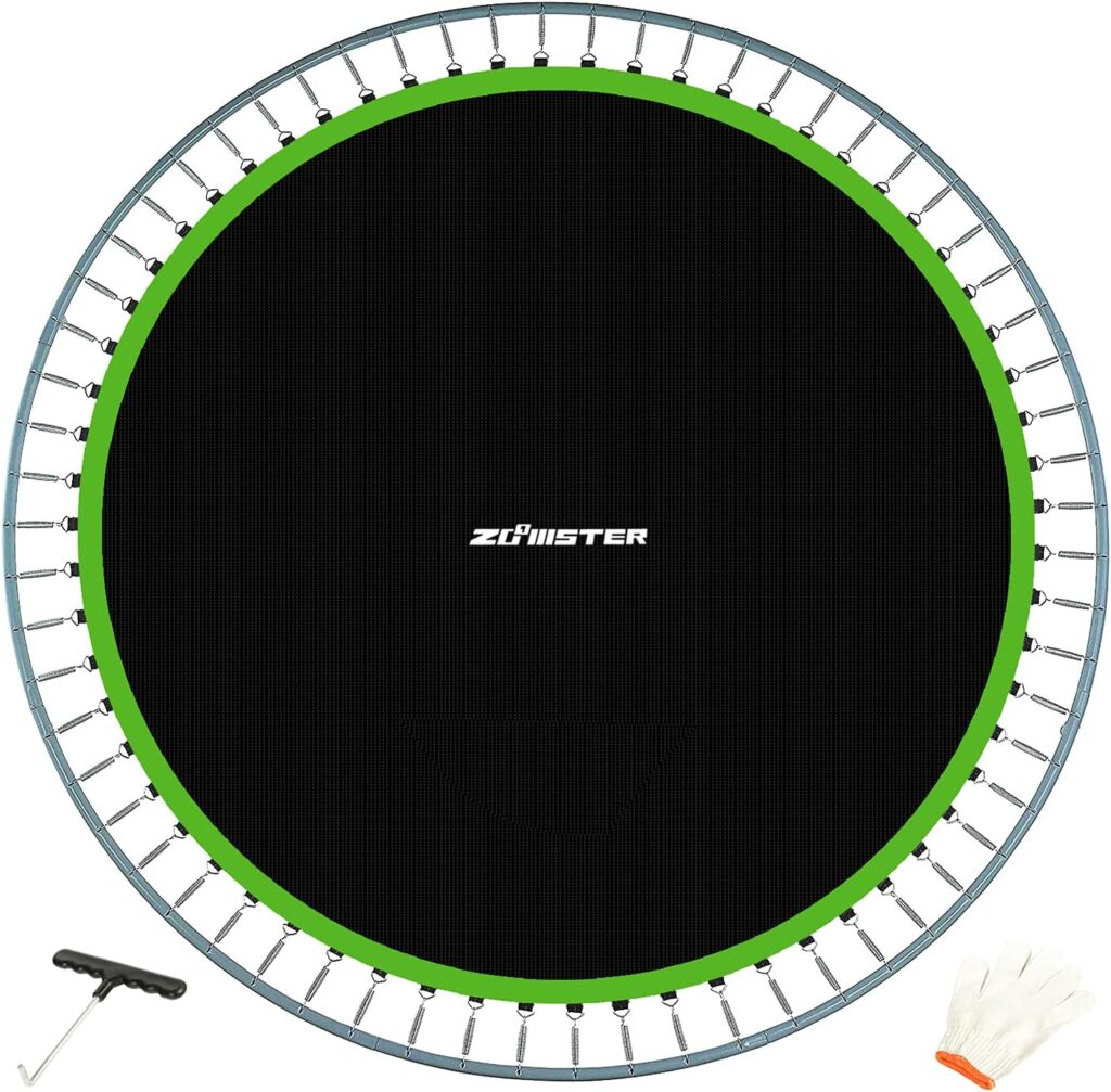 Replacement Jumping Mat, Fits 14 ft Round Trampoline Frame with 72 V-Hooks, Using 5.5 Springs 150 Premium Trampoline Mat (Excluding Frame and Spring)