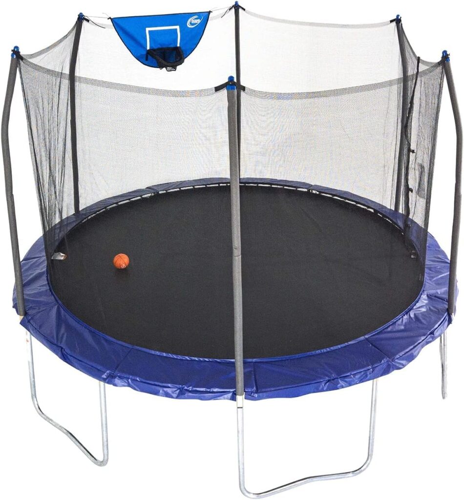 trampoline with net