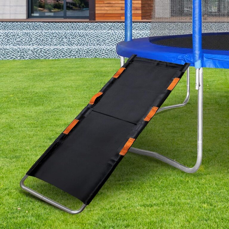 trampoline with slide